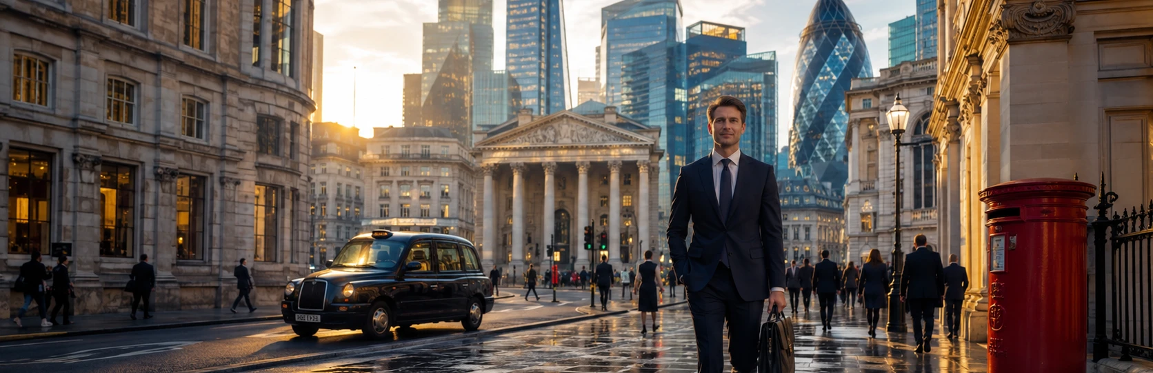 Man Guard Security London skyline cityscape dusk contact