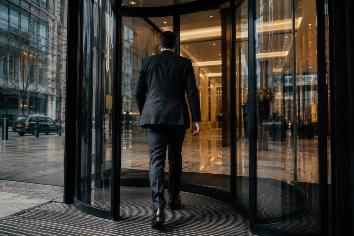 Man Guard security professionals UK corporate setting